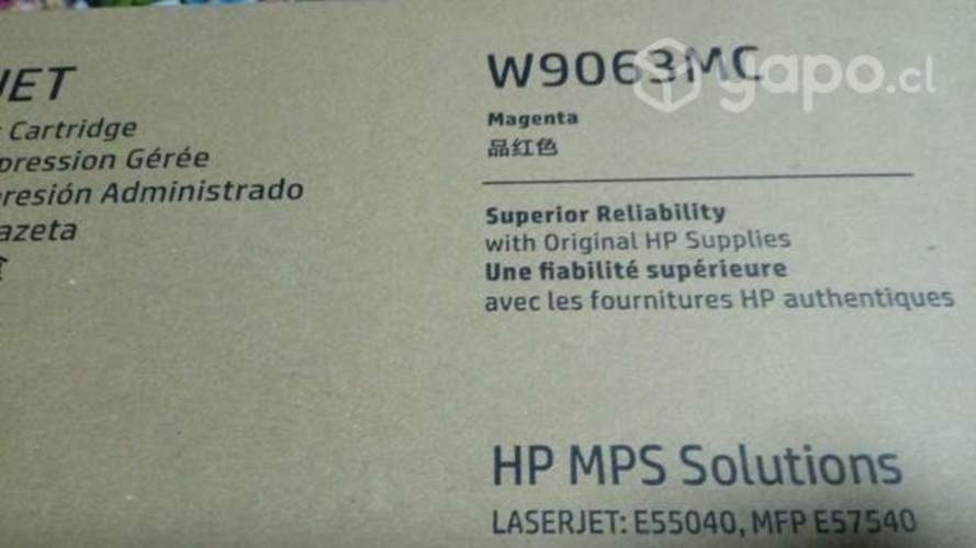 Toner HP w9063mc colores originales de alta