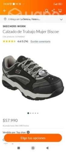 Zapato seguridad mujer n°38 nuevo sin postura