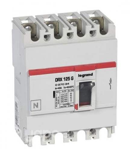 Interruptor automático 40a drx 125 legrand