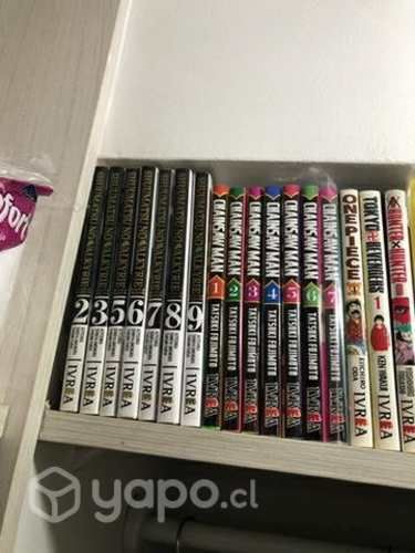 Mangas chainsaw man, Shumatsu no Valkyrie, etc