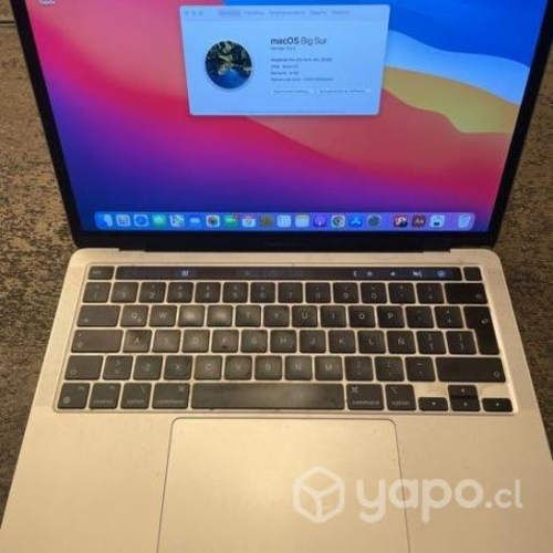 MacBook Pro año 2020 . 13 pulgadas m1 . Touch Bar