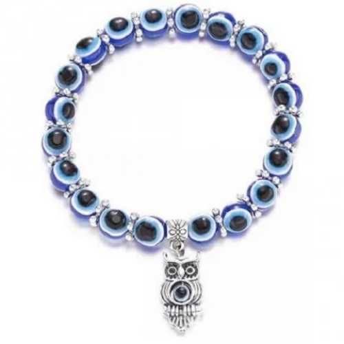 Colgante Ojo Turco con dije Elefante, ojo o Búho