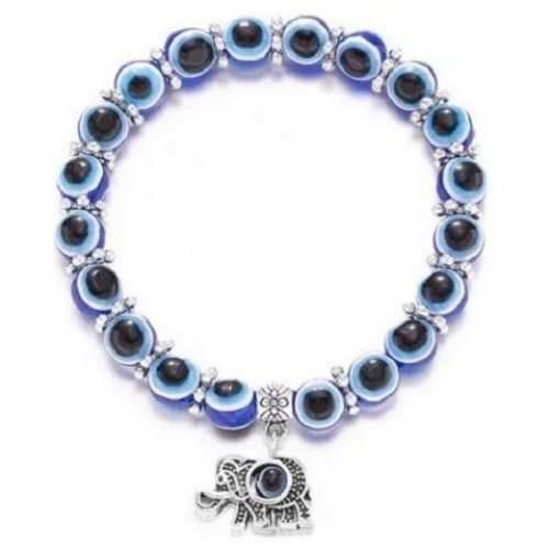 Colgante Ojo Turco con dije Elefante, ojo o Búho