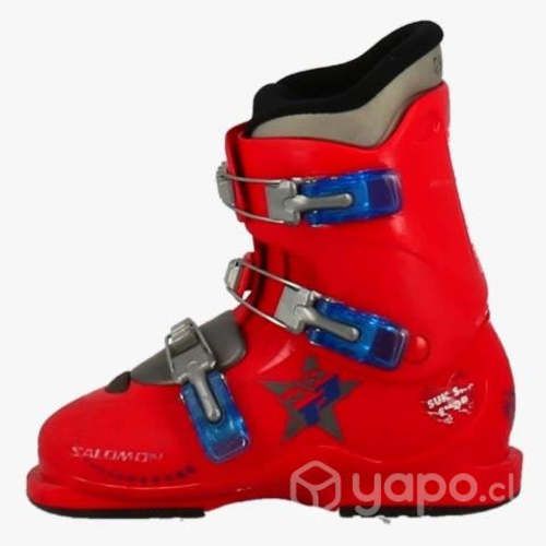 BOTAS ESQUI SALOMON Performa T3 Rojo/Azul