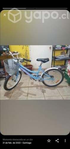 Bicicletas bianchi color azul usada