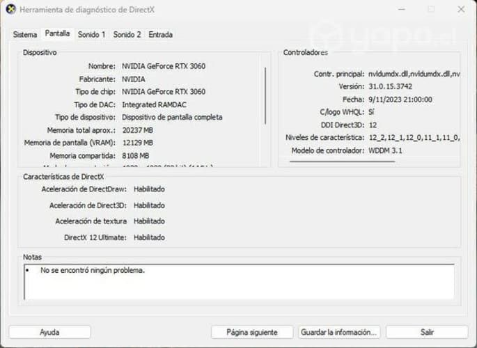 Pc gamer Rtx 3060 OC