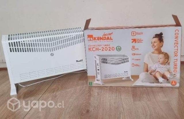 Calefactor convector turbo kendal