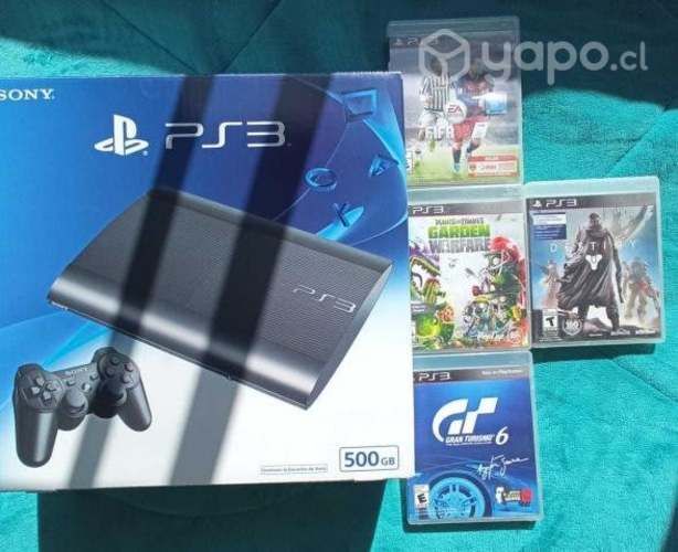 PlayStation 3 Original + 4 juegos originales