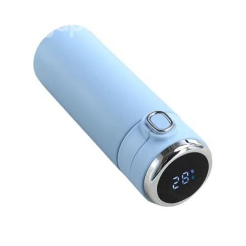 Termo Celeste Inteligente Digital Táctil Led Acero