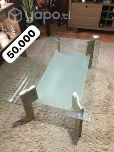 MESA DE CENTRO DE VIDRIO
