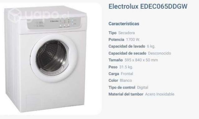 Secadora electrolux