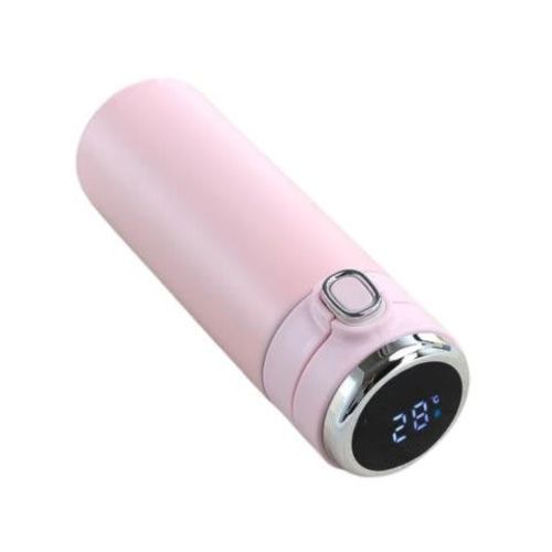 Termo Rosa Inteligente Digital Táctil Led Acero