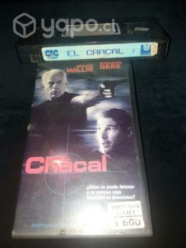 Película El Chacal formato vhs