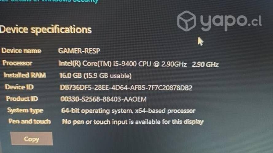 Desktop Lenovo ThinkCentre V530 tower