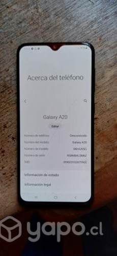 Samsung galaxy A20