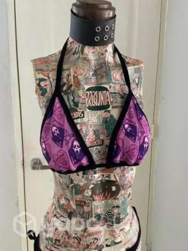 Conjuntos bikinis punk rock goth terror