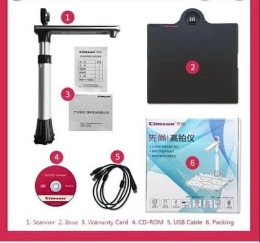 Scanner de Documentos, libros, etc.