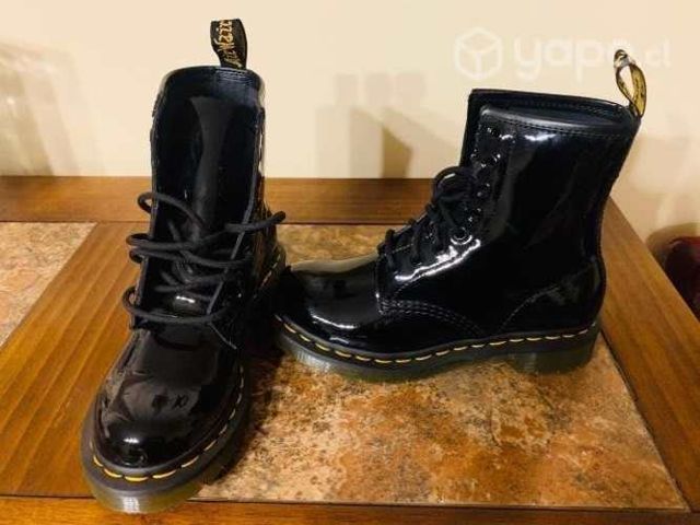 Botas Dr Martens 1460 Patent Leather Negras
