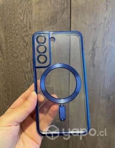 Magsafe-funda de silicona transparente para Samsun