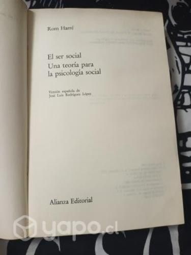 El ser social de Rom Harré. Psicología social