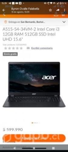 Acer Aspire SSD 512 GB/ 12 GB RAM
