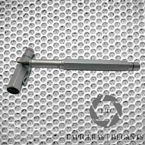 Lapicera pluma Rotring 600 Newton plateada vintage