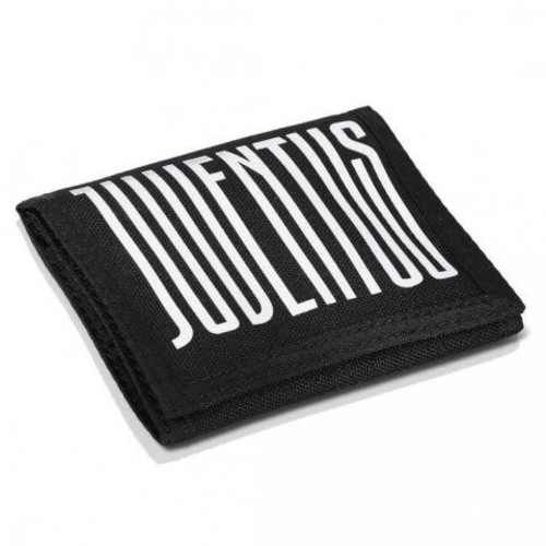 Juventus Billetera Negra c/ Estampado y Logo