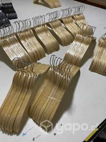Lotes de 100 perchas Bambú
