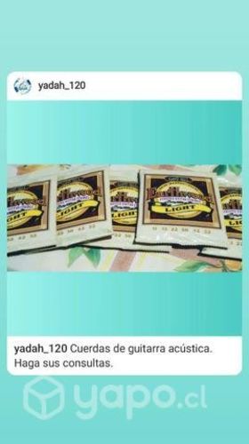 Cuerdas, uñetas, otros