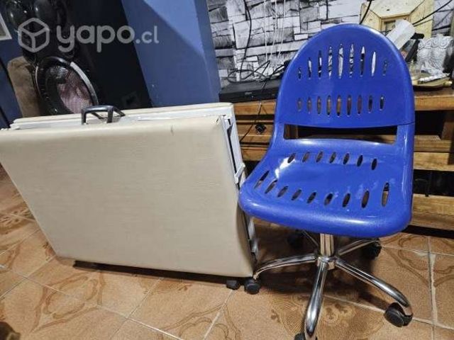 Camilla plegable+silla