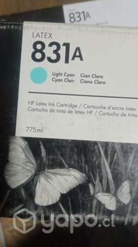 Tintas HP 831a colores originales de 775ml