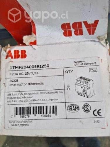 Diferencial tetrapolar 25a abb