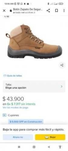 Zapatos seguridad Dieléctrico
