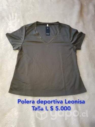Polera deportiva nueva Leonisa