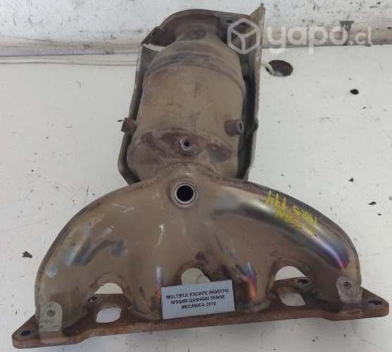 Multiple Escape con catalitico Nissan Qashqai 2019