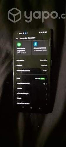 OPPO RENO5 LITE 128g ram 6g