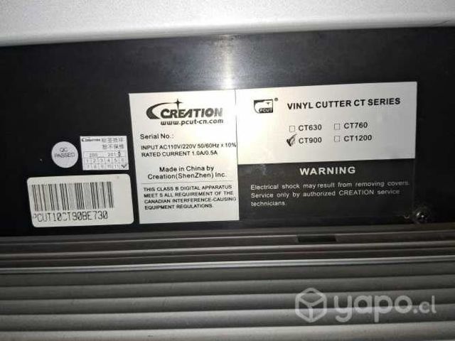 Ploter de corte 90 cm.