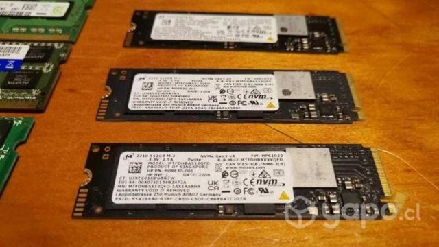 Ssd m.2, ddr3 y adaptadores