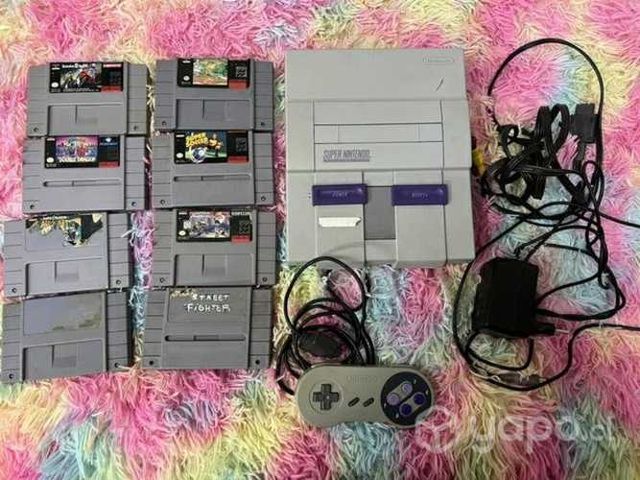 Súper Nintendo +8 juegos 1 control