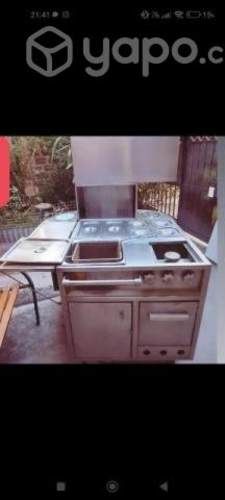 Carro de comida rápida.