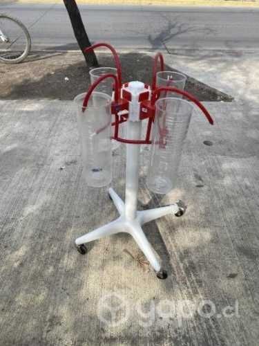 Soporte de recipiente de aspirado