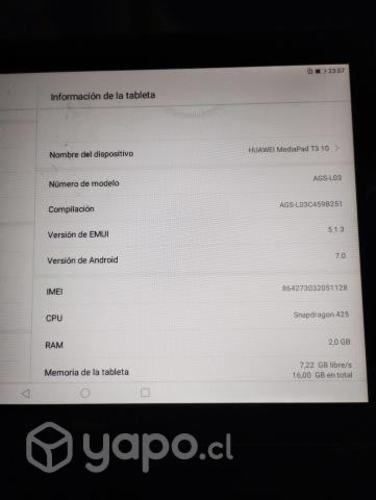 Tablet Huawei t3