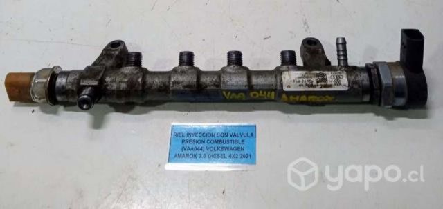 Riel inyec C/Valvula Presion Combust Amarok 2.0