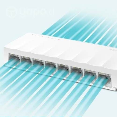 Switch tp-link, 8 puertos 10/100mbps rj45. ls1008