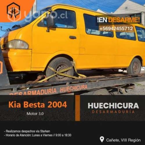 Rejilla torpedo kia besta 2004