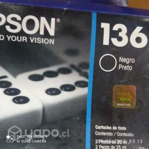 Packs de tintas Epson diversos modelos originales