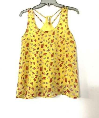 Polera No Elástica Marca Sybilla Talla Xs Amarillo