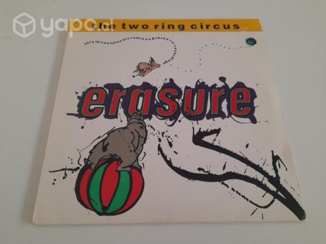 Vinilo Erasure &quot;The Two Ring Circus&quot; USA 1987