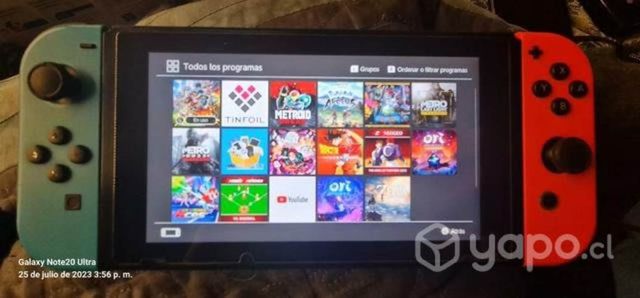 Nintendo switch solo efectivo