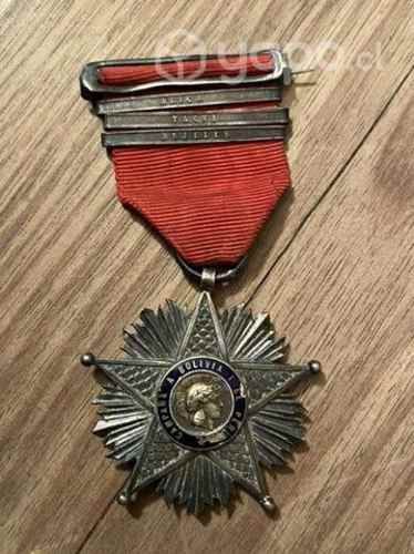 Antigua medalla GDP Chile campaña Boliviana y PERU